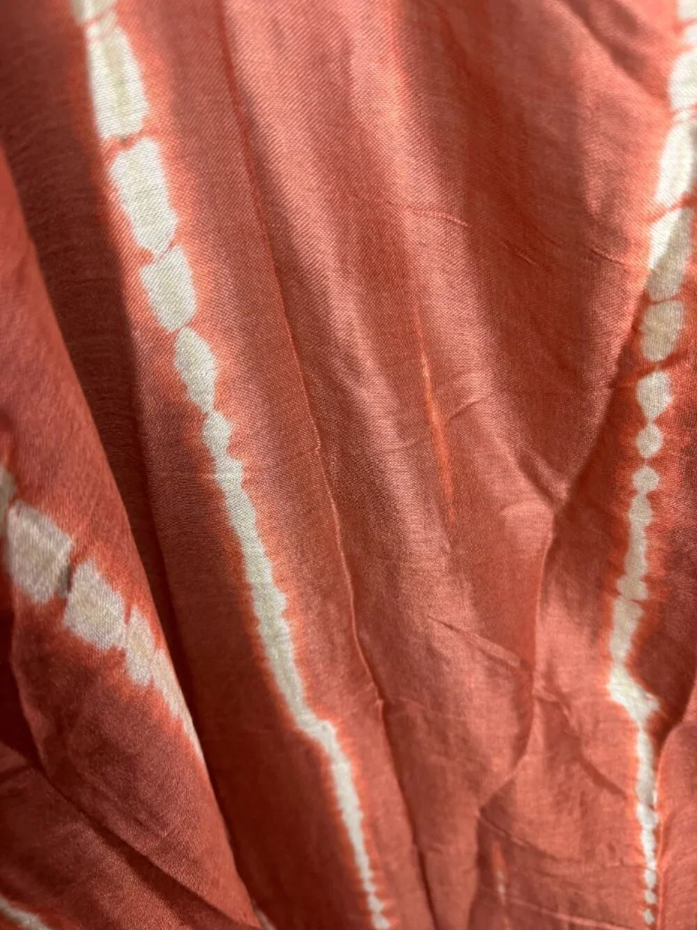 NWT Sarong Orange/ Terracotta Abstract 100% Viscose